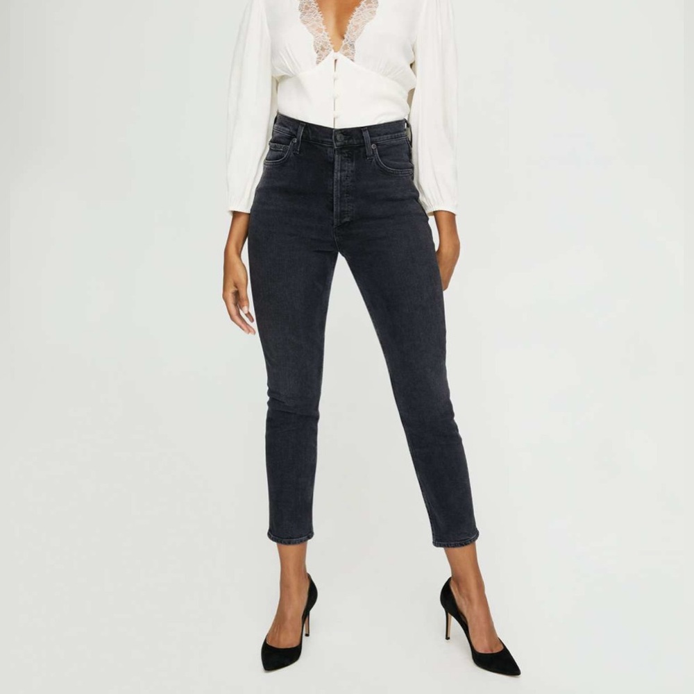 AGOLDE Nico High Rise Slim Jean in Virtue
